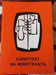 Kandydat na ministranta ksążka na zbiórki ministrantów