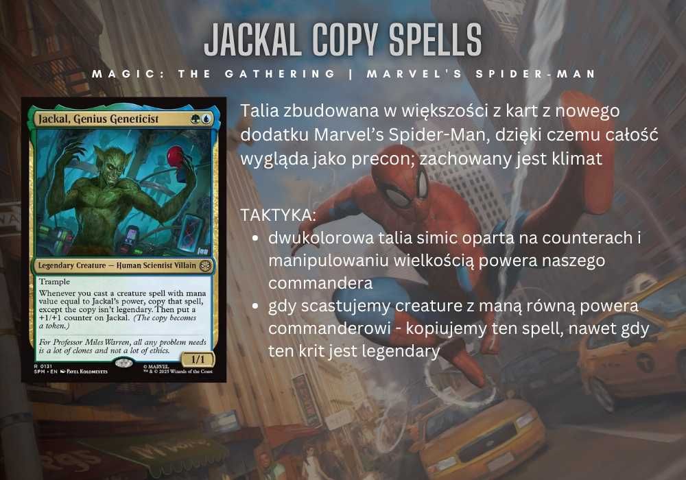 Magic the Gathering Commander | Marvel Spider-Man Jackal Genius
