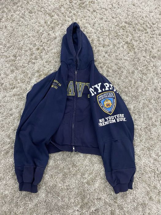 Зіп худі Project G/R NAVY opium