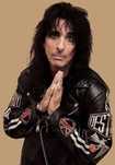 Black week Męska Kurtka skórzana john richmond ramoneska Alice Cooper