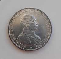 Moneta Niemcy 5 marek 1914 - Wilhelm II - Mundur - Ag 0.900 - stan 1-