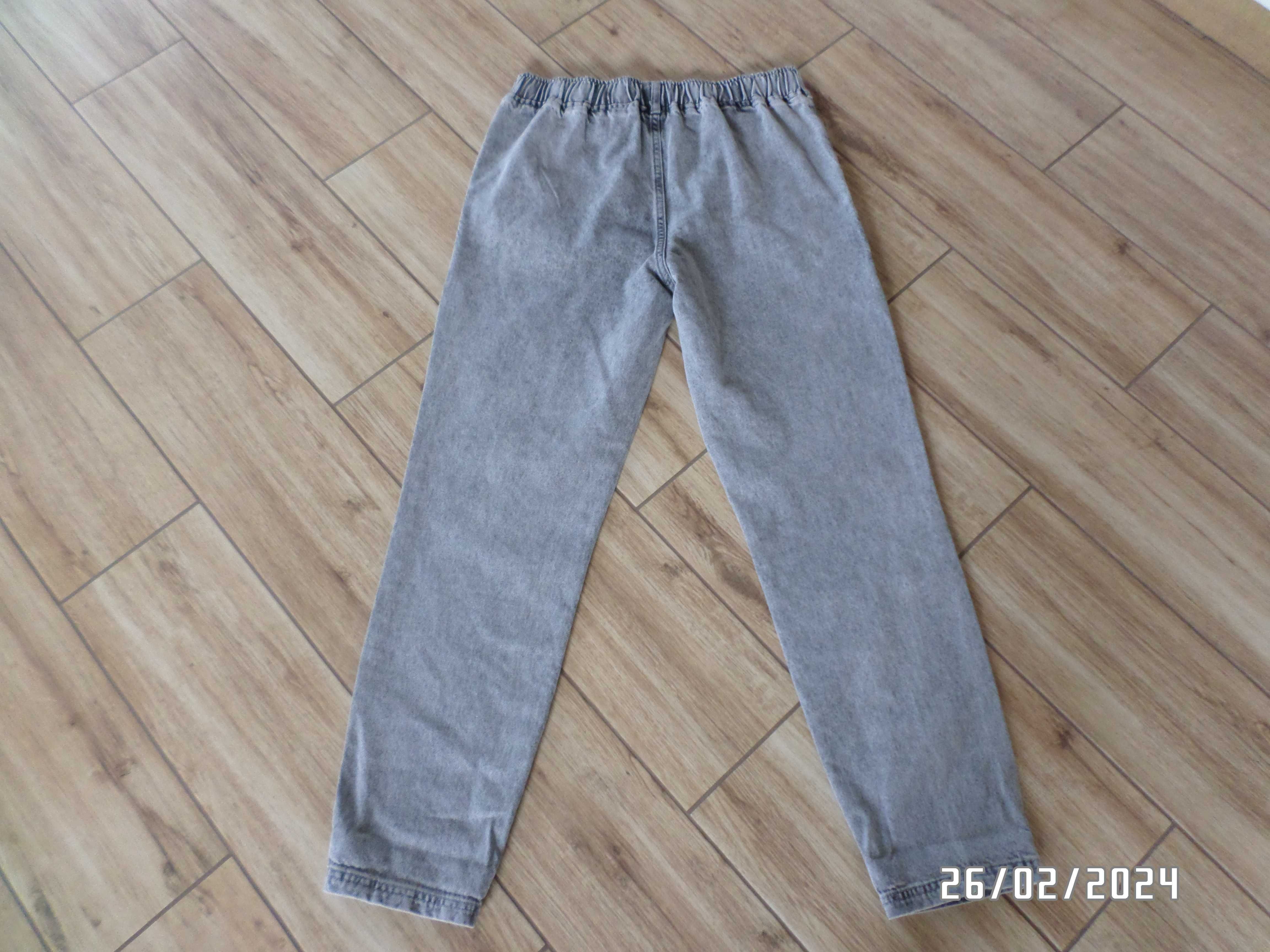 firmowe spodnie damskie -jeans JOGGER-40/42-14