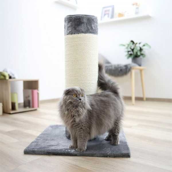 Poste Arranhador Largo – Modelo Ultra (60 × 60 × 82 cm)