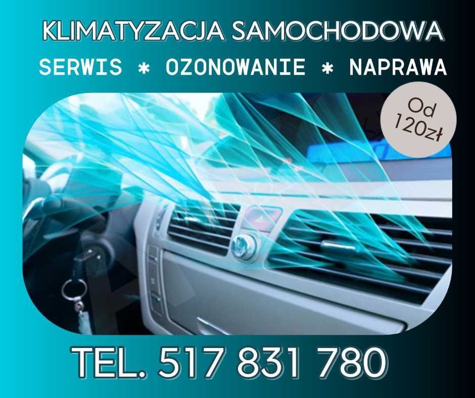 Serwis nabicie klimatyzacja samochodowa od ręki Warszawa Ursynów promo