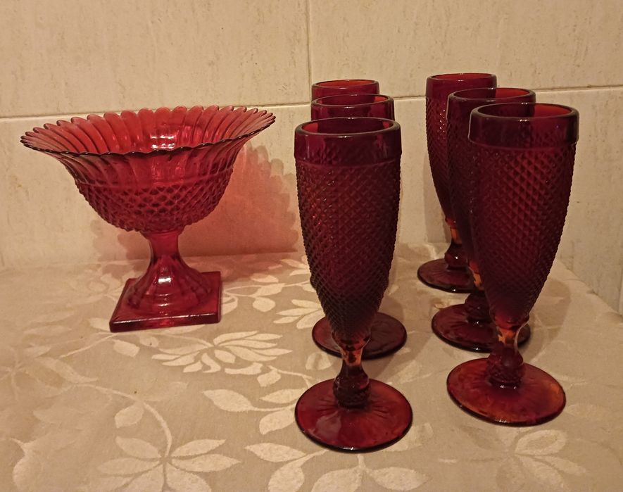 Flutes vermelhos natalicios