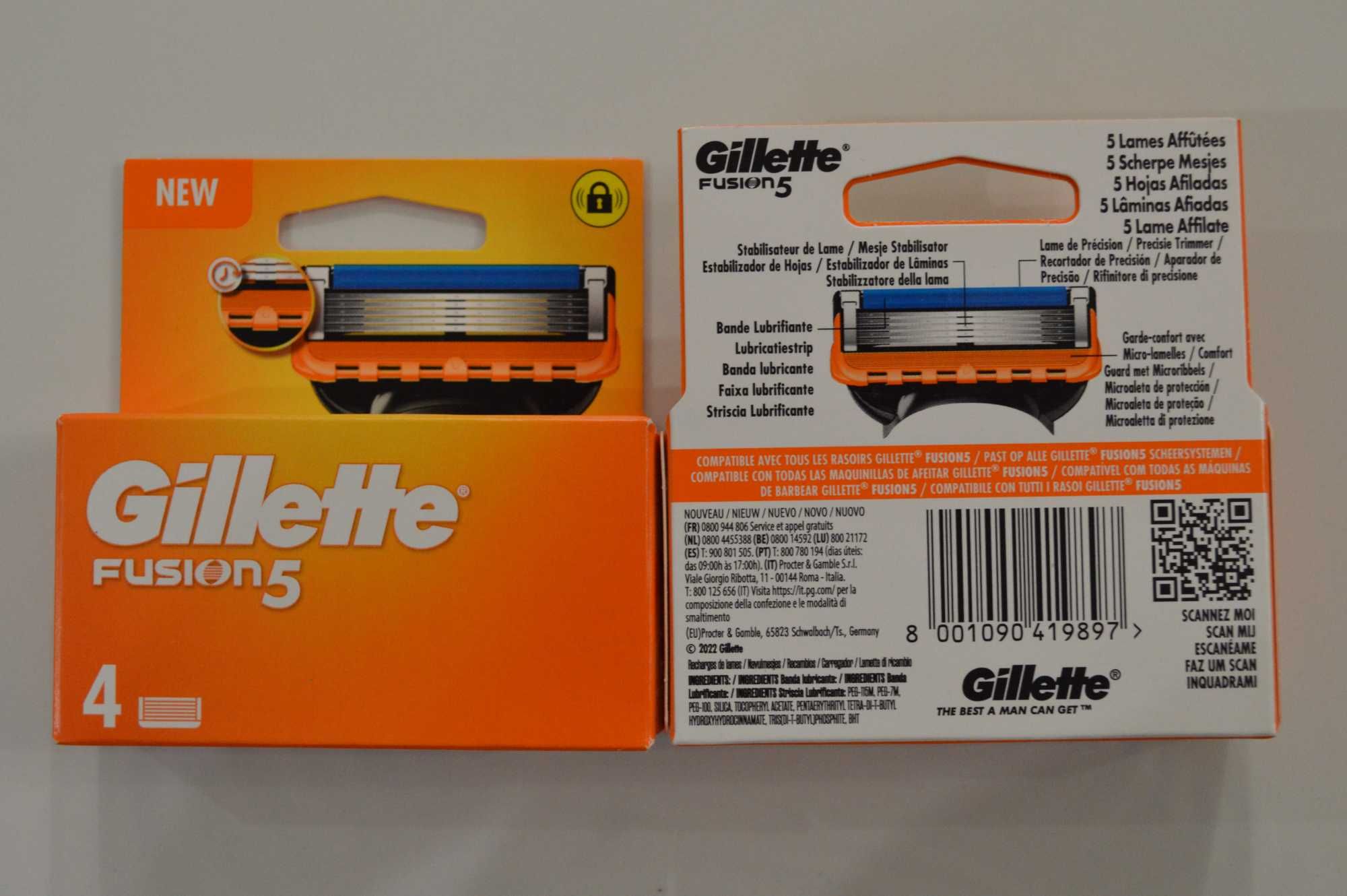 Gillette Fusion5 Fusion 5 Proglide Mach 3 mach3 леза касети картриджі