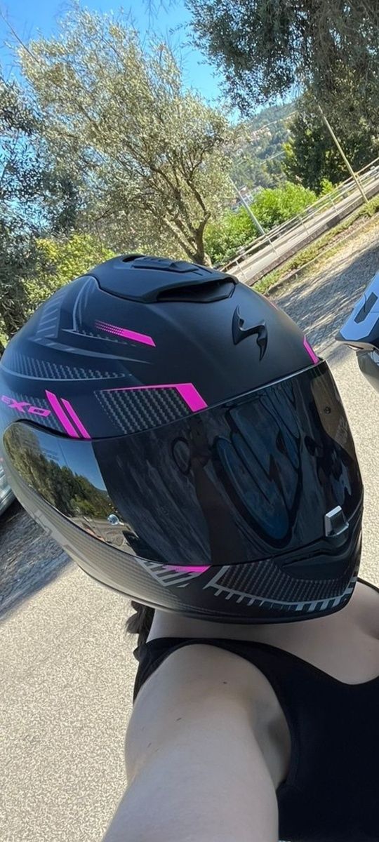 Scorpion Evo 1400 evo Matt Black / Pink