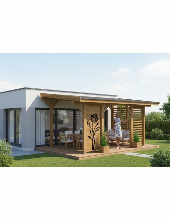 Altany Zadaszenie Tarasu TARASY Zabudowa Tarasu Wiata Pergola TARAS