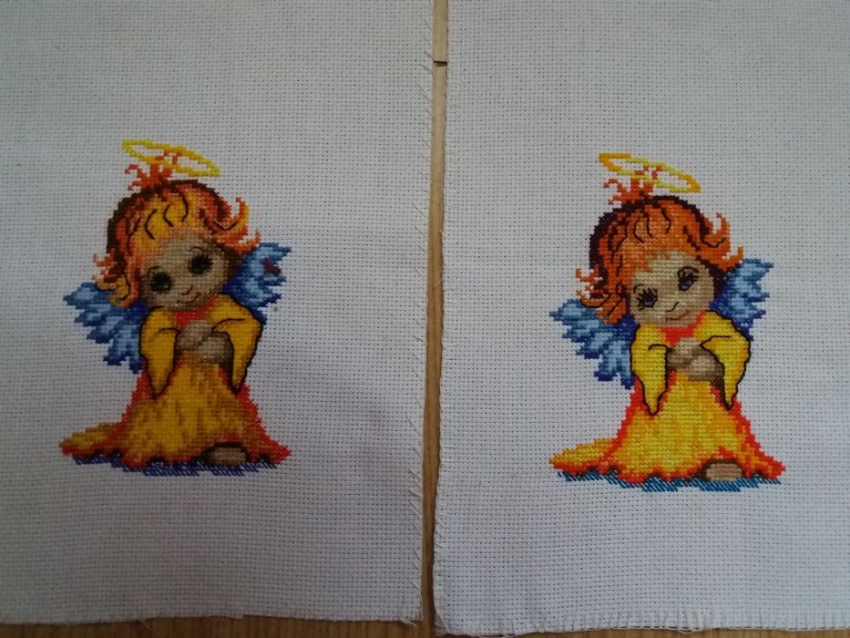 Вишивка хрестиком Ангелик / Ангел / вышивка оберег  Ангел