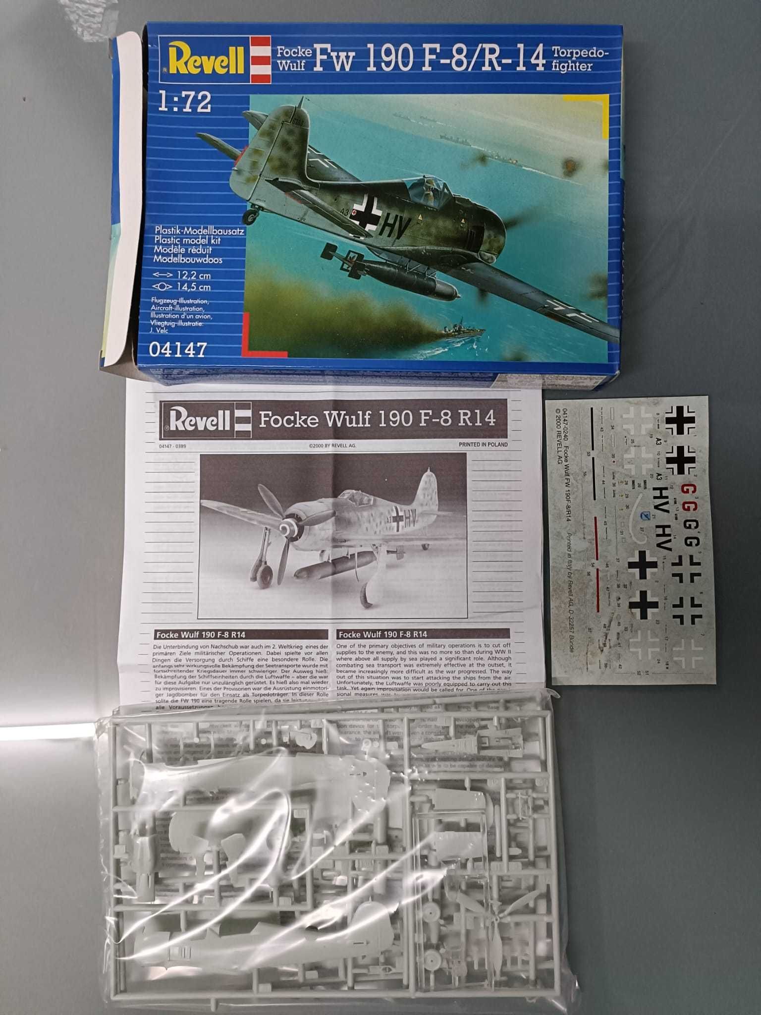 Kit Fw 190 F-8 R-14, Revell, 1x72