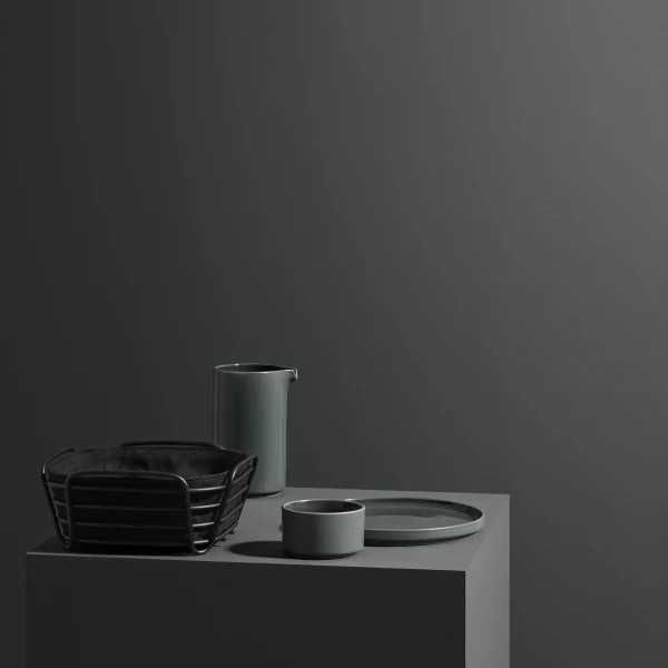 Cesto de Pão, Cinza Escuro – DELARA da Blomus (Original e Novo)