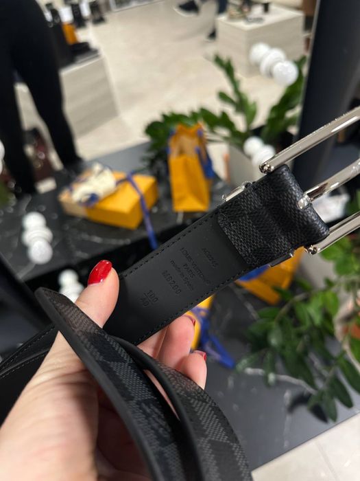 Ремень Louis Vuitton мужской чоловічий ремінь повний комплект бутика
