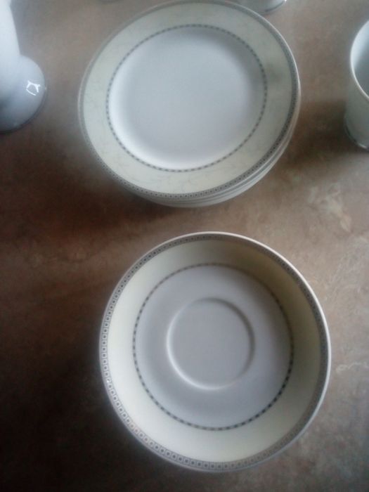 Serwis kawowy na 6 osób CHODZIEŻ Astra Line Marzenie platynowe