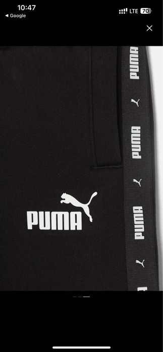 Штани, спортивні пума, puma, на флісі