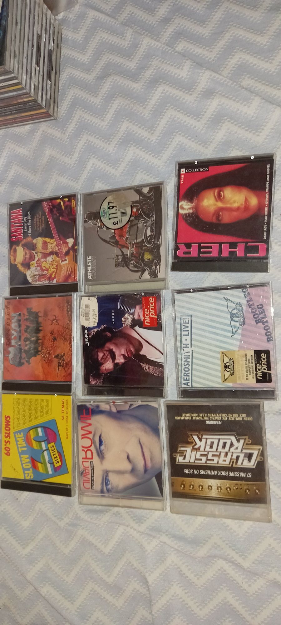 Cd's vários tipos de música