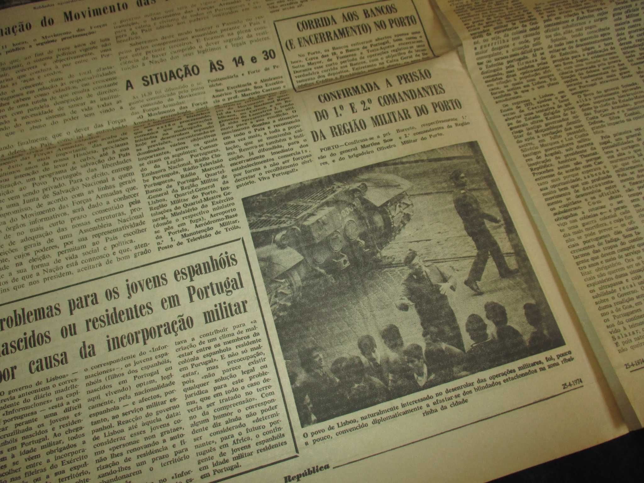 Jornal República 25 de Abril 1974 2ª edição