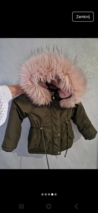 Kurtka zimowa dziewczynka