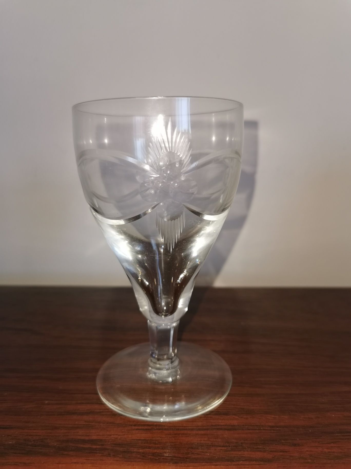 Serviço de copos de cristal
