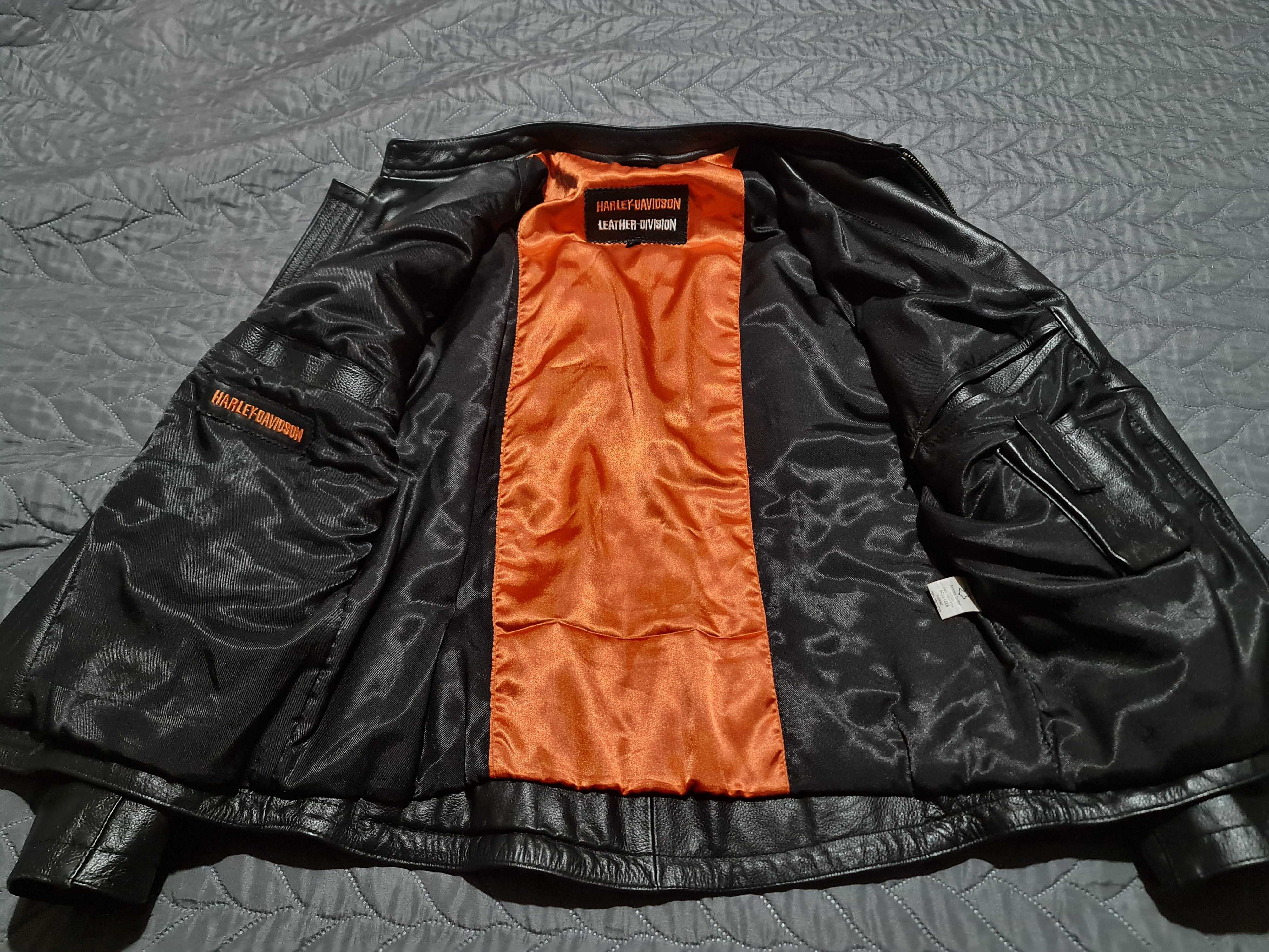 Blusão em pele Harley Davidson