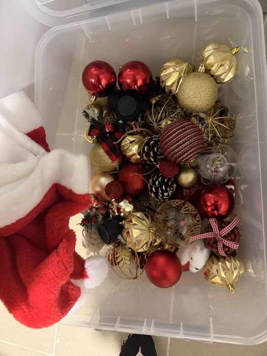 Árvore de Natal com decorações