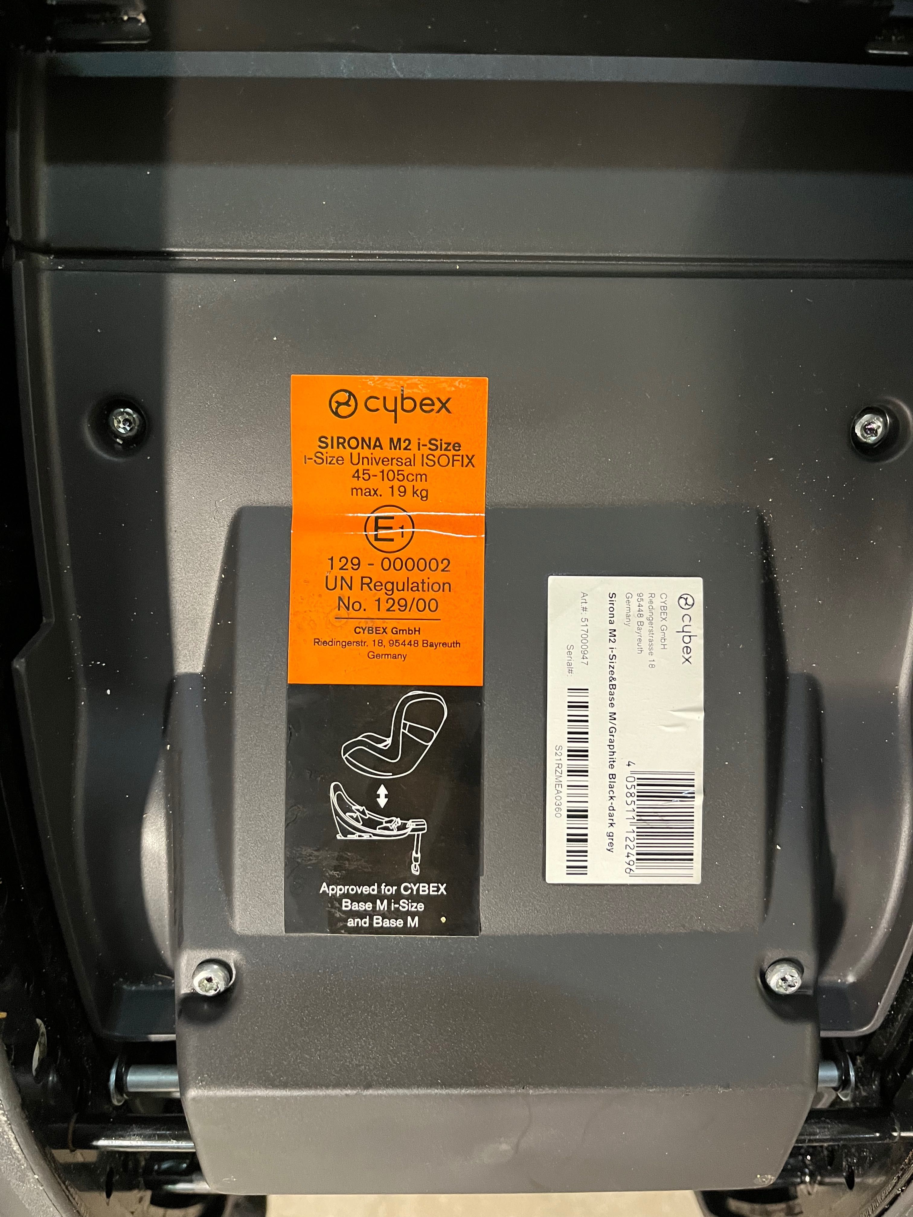 Fotelik Cybex gold M oraz baza isofix Cybex M