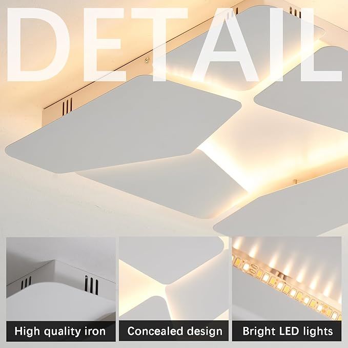 ZenithBeam 50cm Ściemnialna Lampa Sufitowa LED z Pilotem