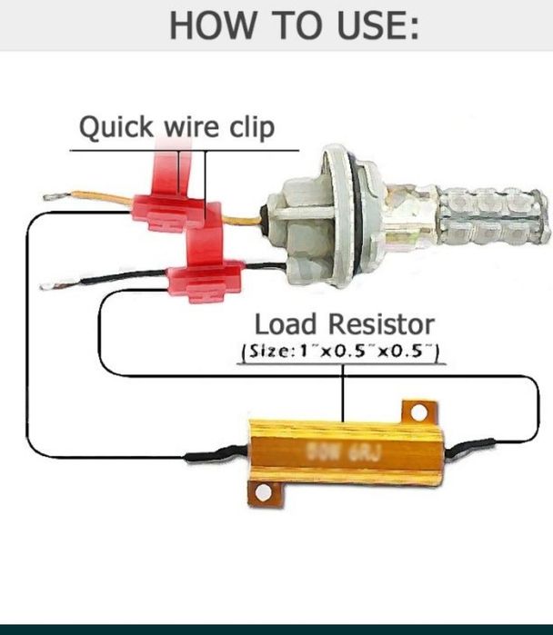 нагрузочний резистор 50w