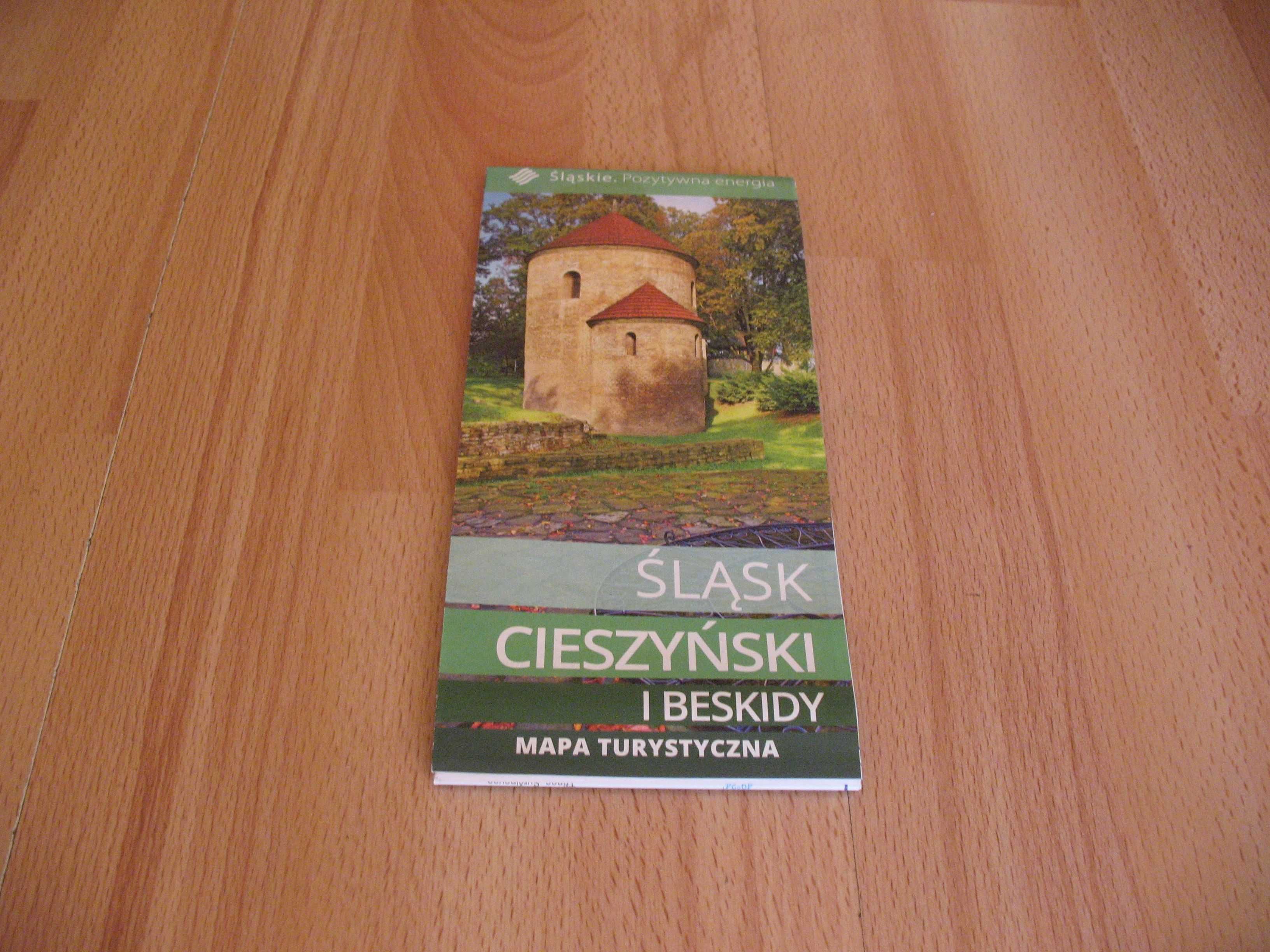 Śląsk Cieszyński i Beskidy – mapa turystyczna