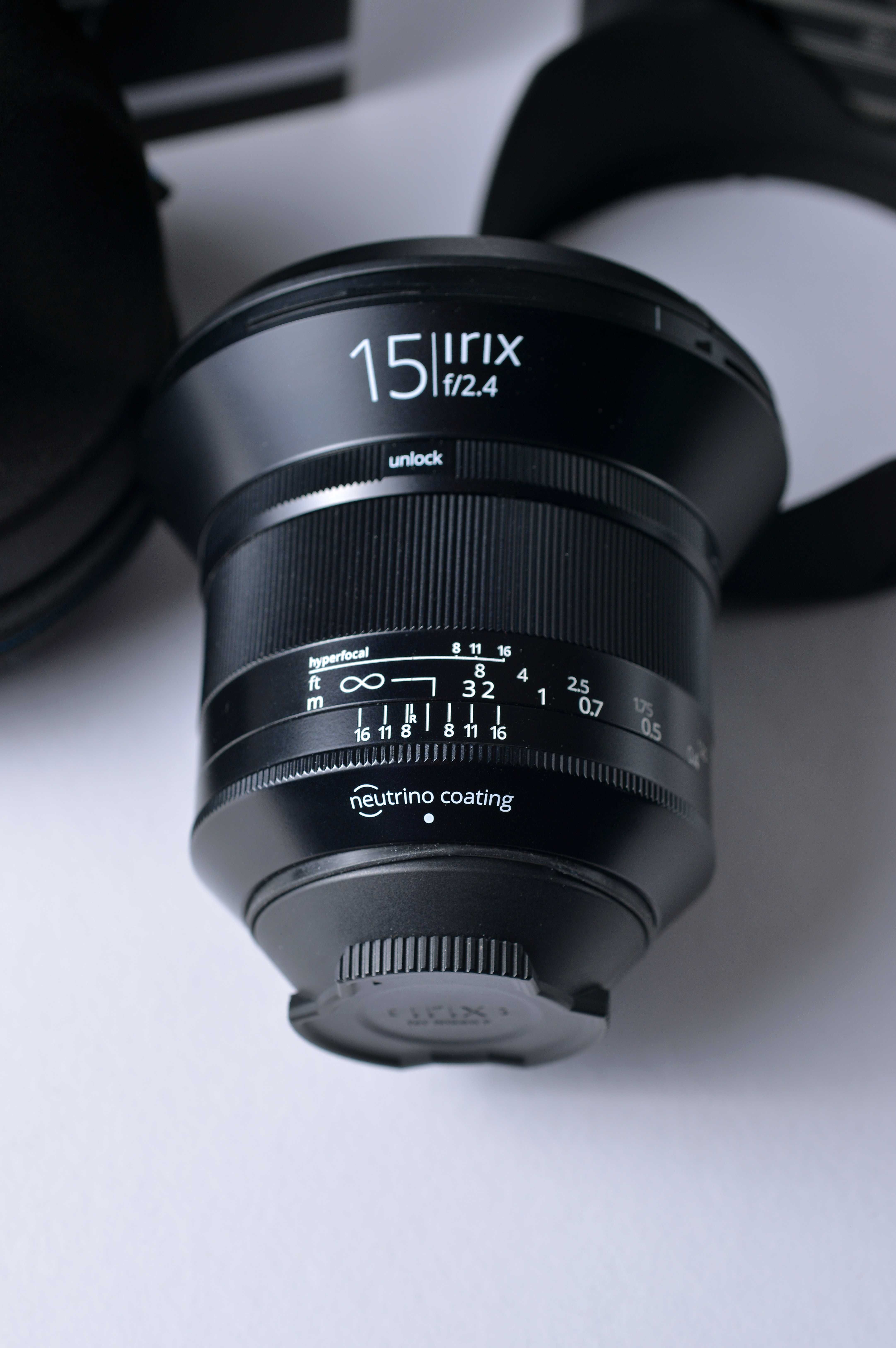 Lente Irix 15mm f 2.4 Blackstone para Nikon+ filtro ND 1000 95mm
