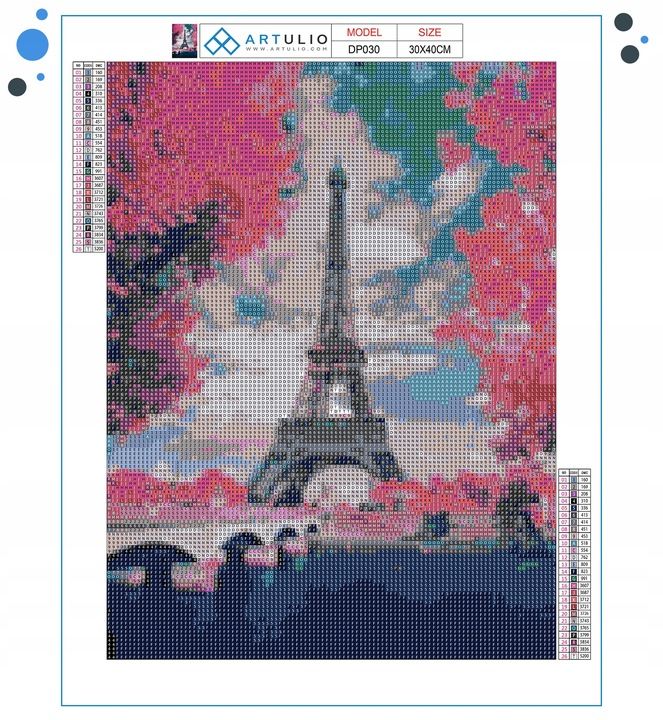 Haft Diamentowy Diamond Painting 5d Duży Mozaika Zestaw Obraz + Akceso