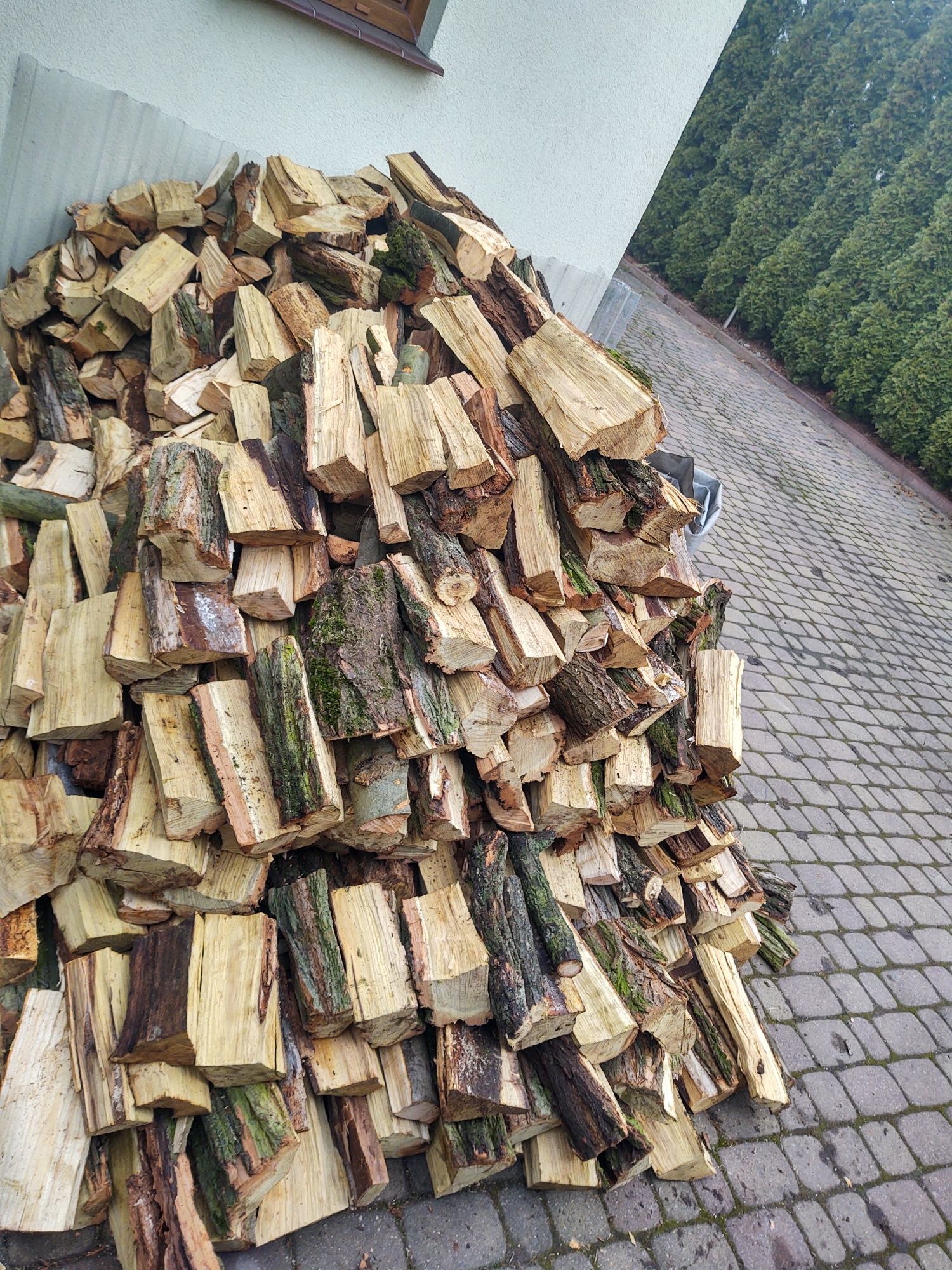 Drewno kominkowe opałowe mix owocowe f-vat transport