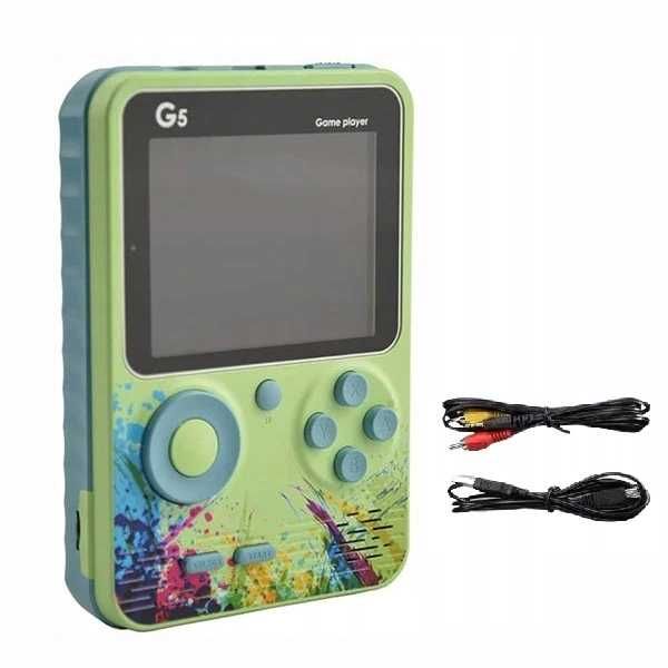 Mini retro Gameboy przenośna konsola z grami 500 gier kabel AV do TV