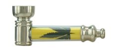 Metalowa Lufka Aluminiowa Coney 6,7 cm z Pokryciem Szkłem