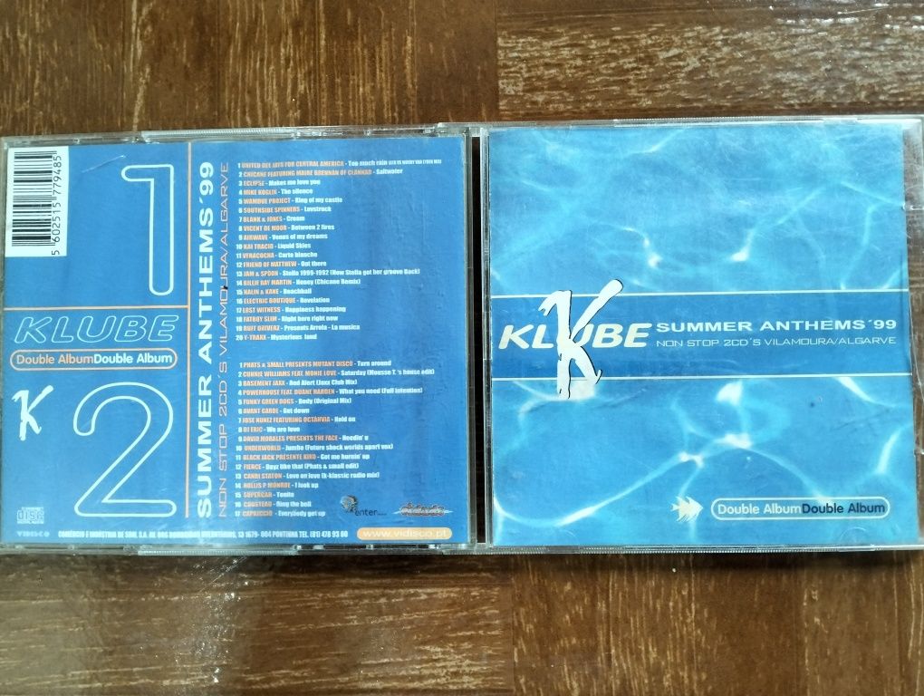 Duplo CD "Klube K - Summer Anthem'99"