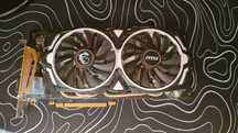Karta graficzna MSI GeForce GTX 1070 ARMOR 8GB OC – uszkodzona