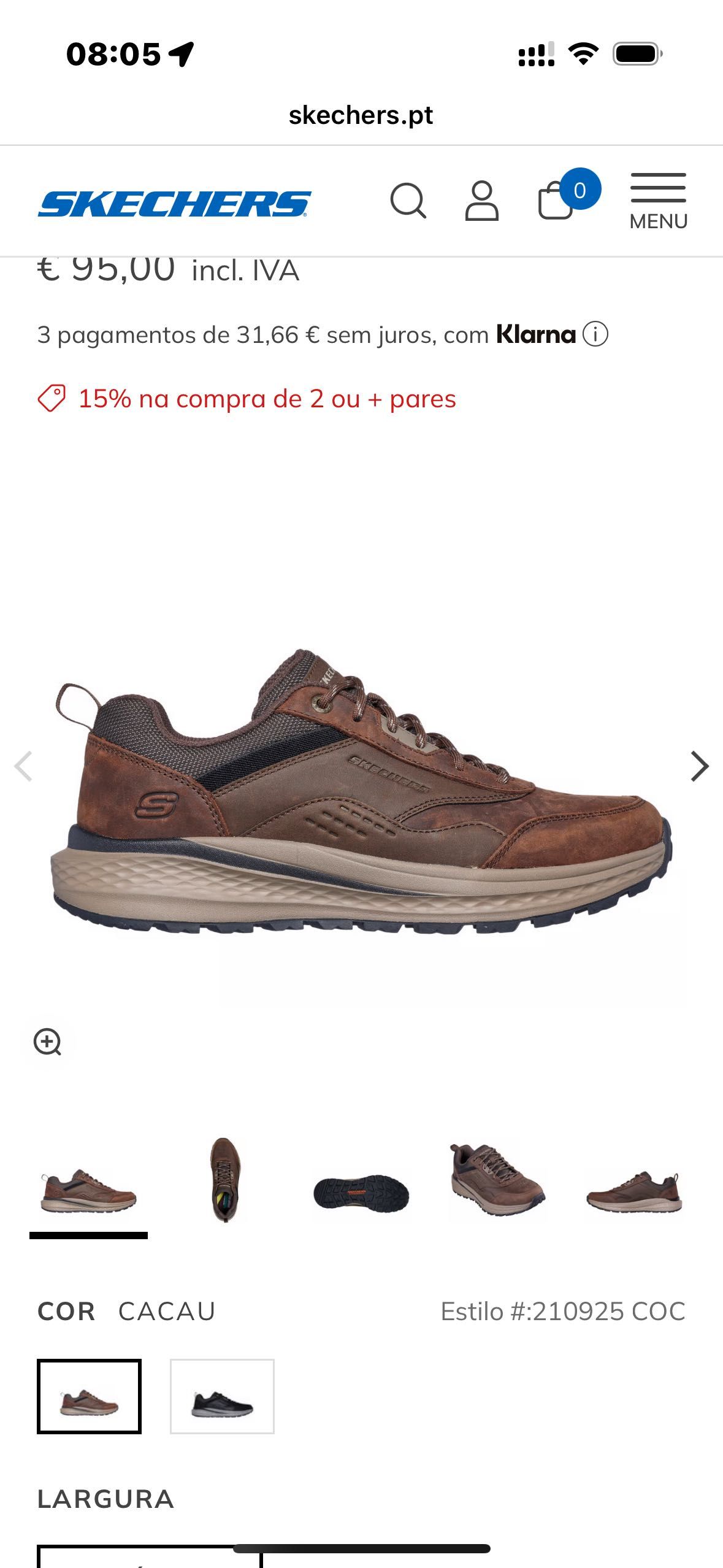 Tenis sketchers homem