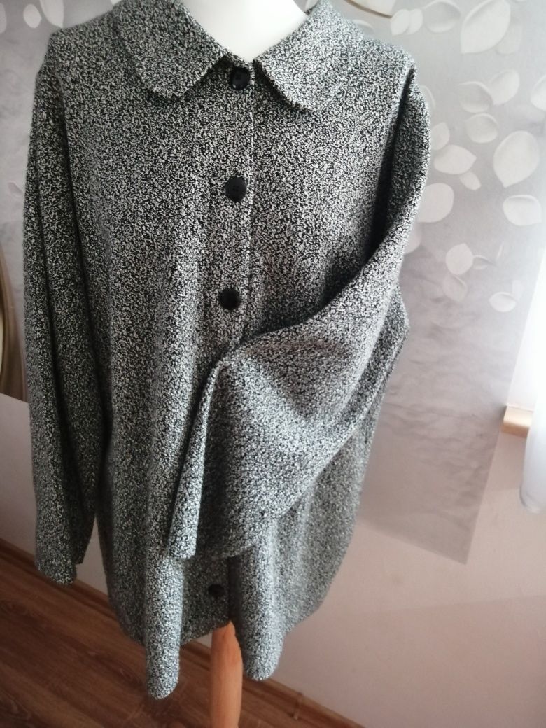 Sweter damski C&A narzutka vintage duży rozmiar 48/50