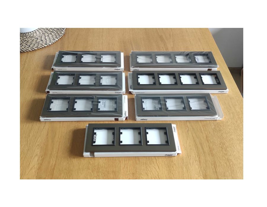 Ramki Hager Lumina Passion aluminium mosiądz