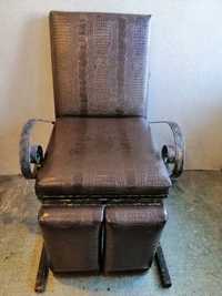 Кресло металлическое роскладное