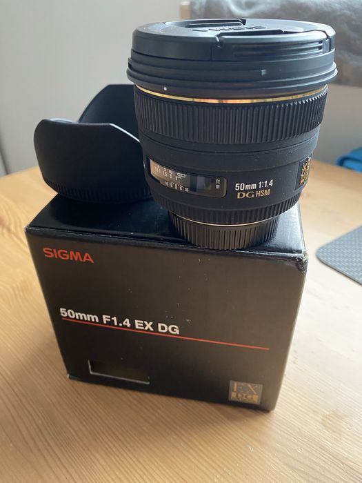 Obiektyw Sigma 50mm f1.4 EX DG HSM nikon F
