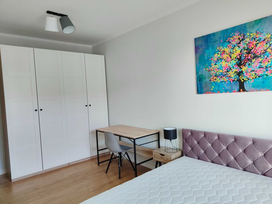 Mieszkanie 51m  2pokoje aneks łazienka balkon, teren zamknięty parking