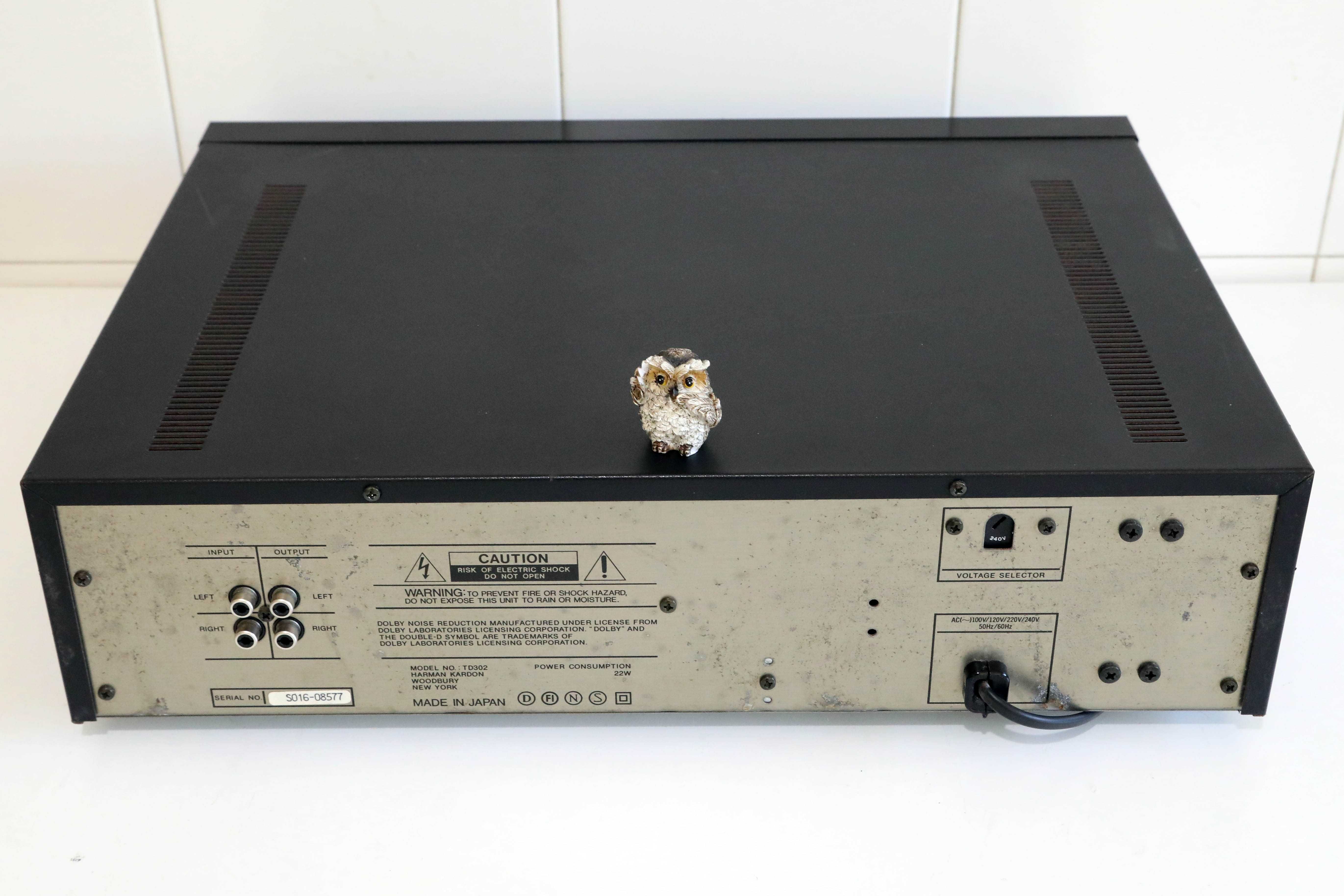 Harman/Cardon  TD-302 Tape Deck Cassetes