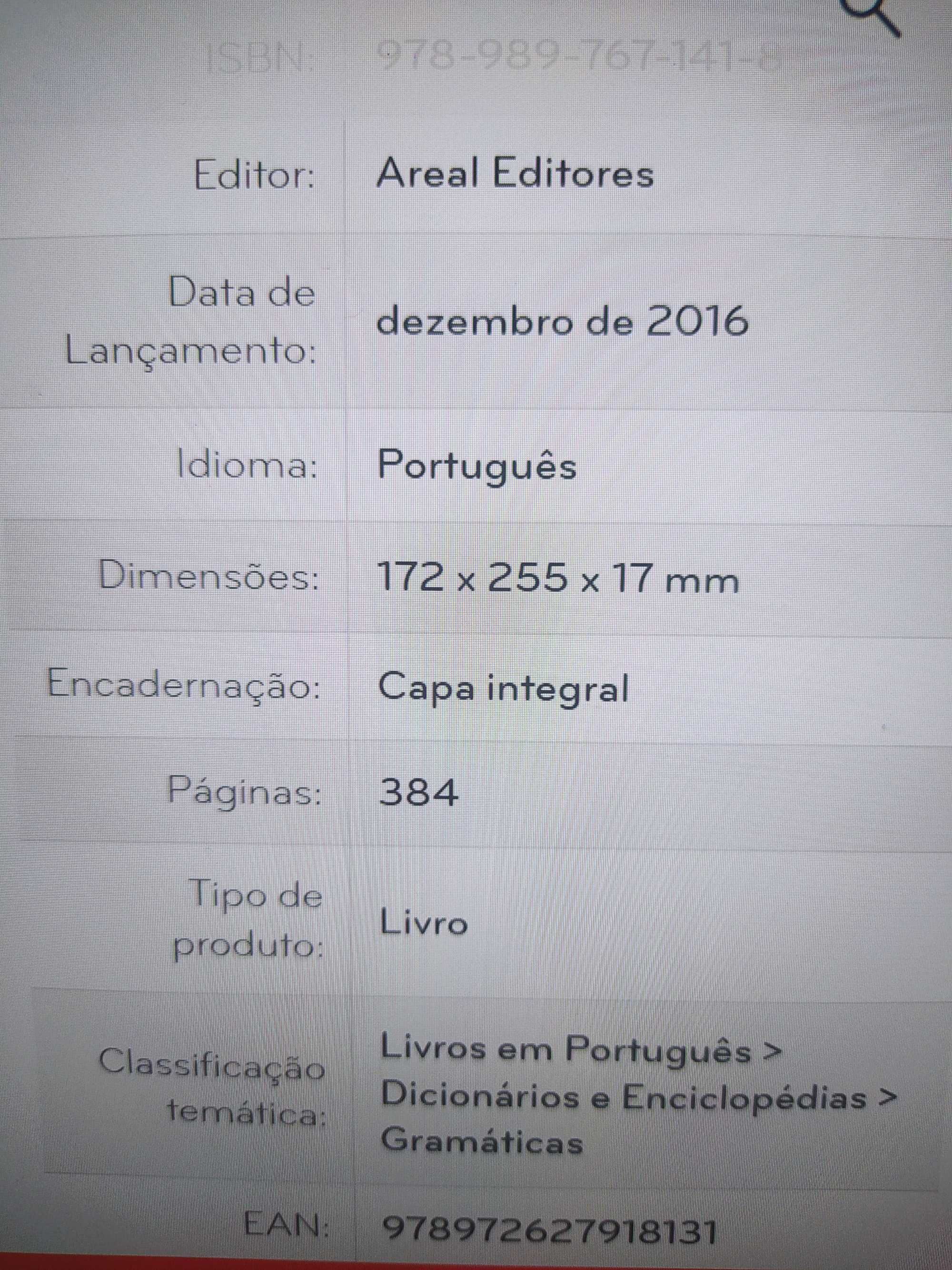 Gramática de Língua Portuguesa Areal - Ensino Secundráio