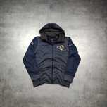 MĘSKA Bluza Rozpinana PREMIUM Granatowa NFL z Kapturem Hoodie Nike