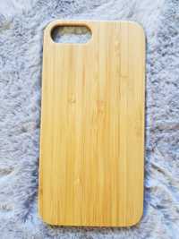 Etui/case iPhone 7+, wzór drewna
