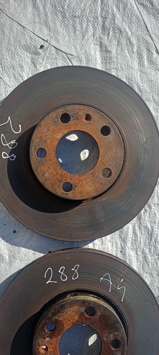 Tarcze hamulcowe przód audi A6 C5 A4 B5 288mm.