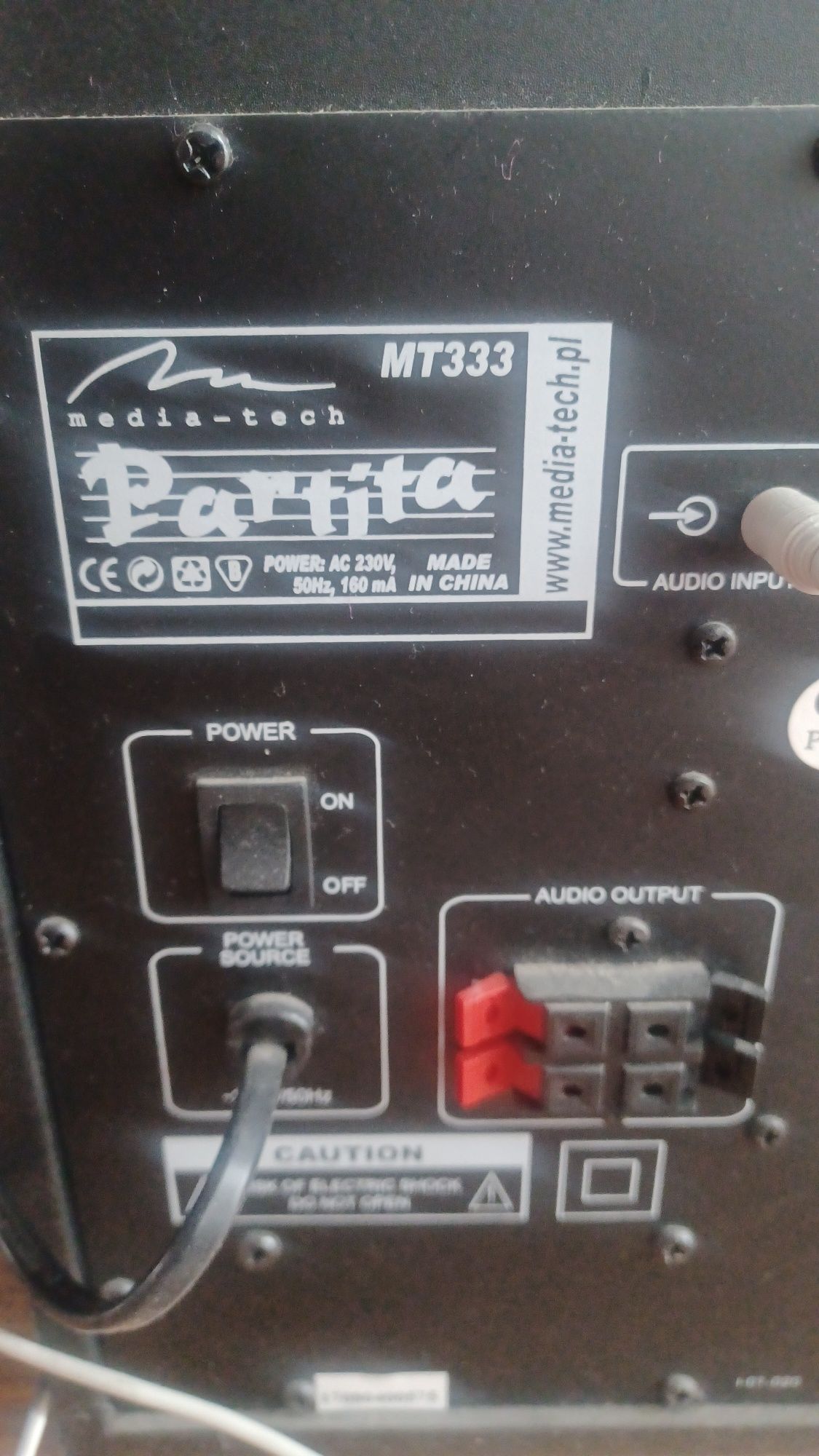 Głośniki do komputera Partita MT333  Media Tech