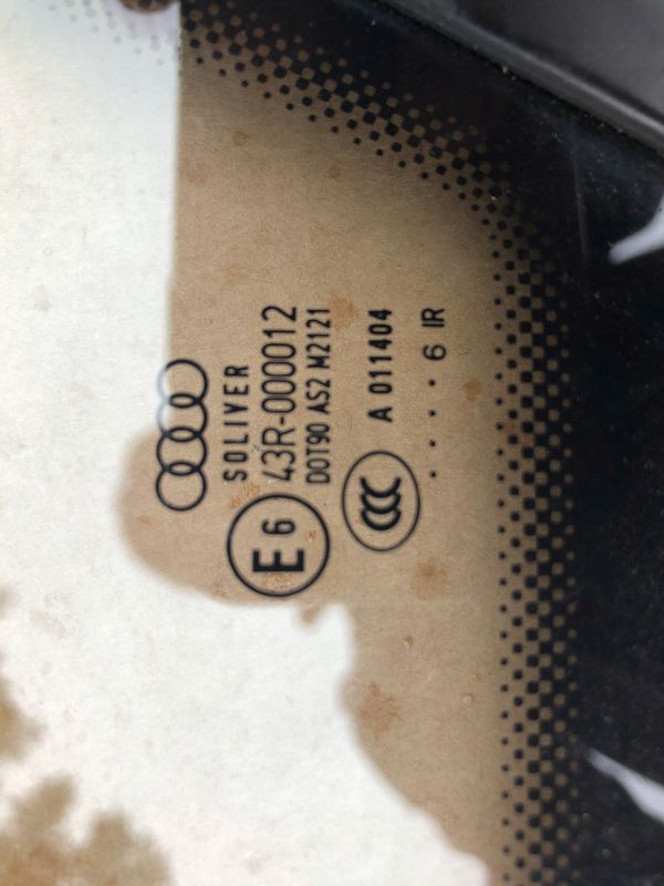 Audi A6 C6 Szyba Karoseryjna Solaryczna Soliver