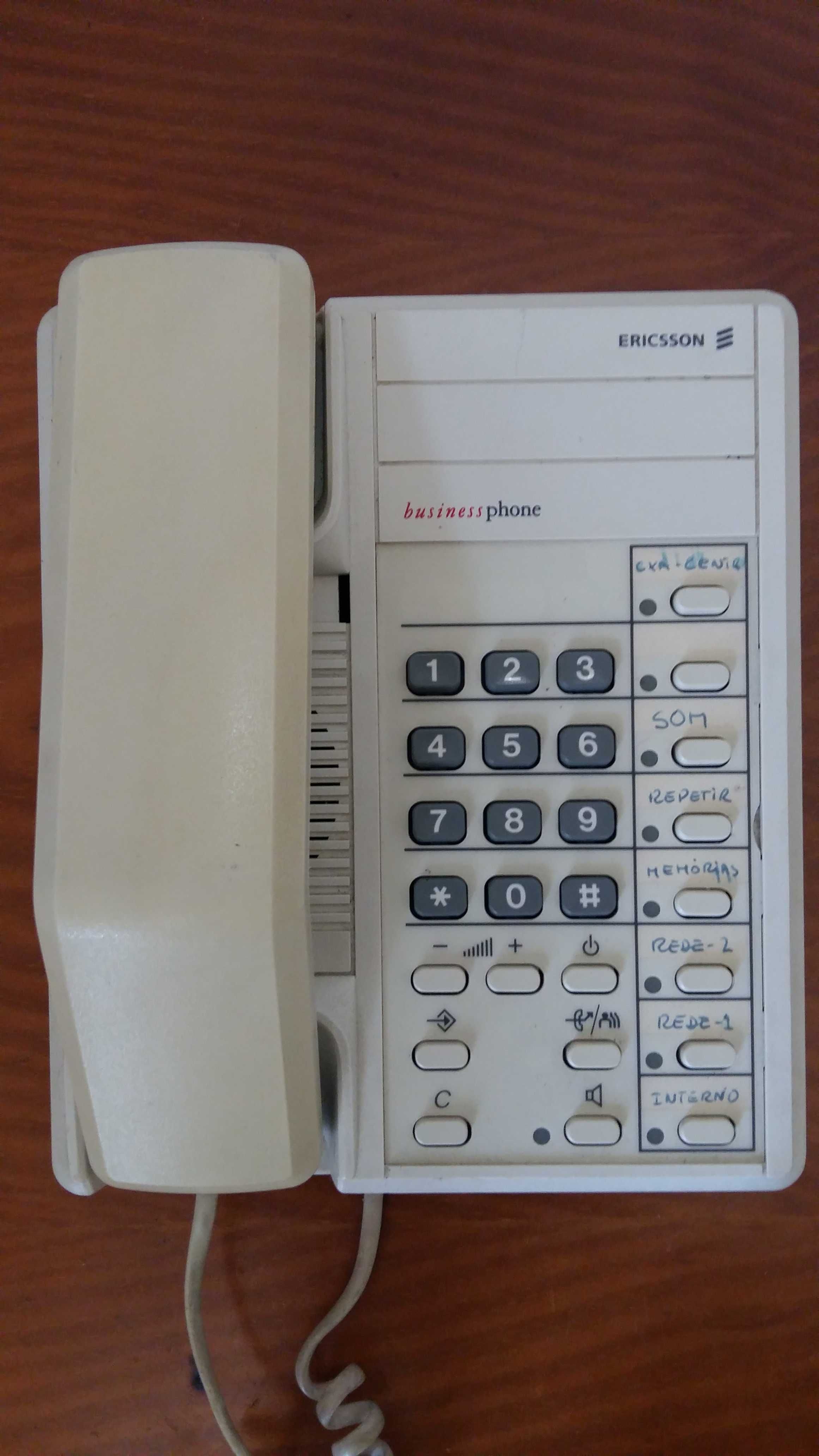 6 Telefones Ericsson - Central Telefónica