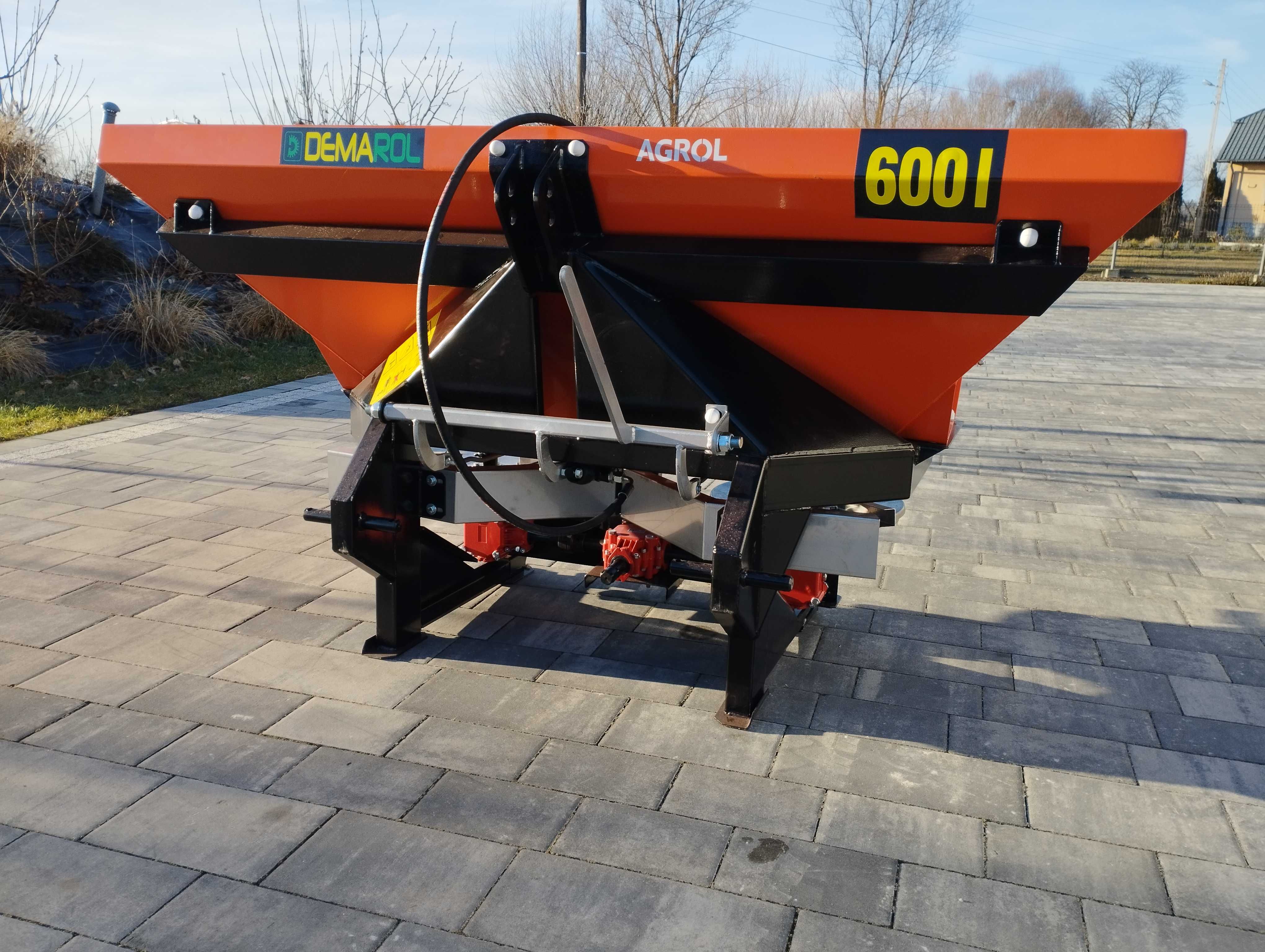 Rozsiewacz do Nawozu Dwutalerzowy NOWY Hydrauliczny+Plandeka Wysyłka